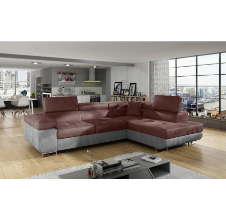 Rohová sedacia súprava ATOS, Monolith 63/Monolith 84, pravá