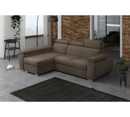 Rohová sedacia súprava Bodie IV ľavá hnedá