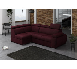 Rohová sedacia súprava Bodie VII ľavá vínová