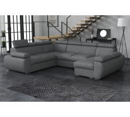 Pohovka Bodie U right tmavo sivá