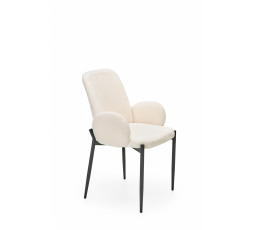 Jedálenská stolička K477, krémová