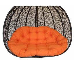 Vankúš pre dvojitú hojdačku - oranžová látka