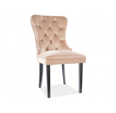Jedálenská stolička AUGUST beige Velvet Bluvel 28