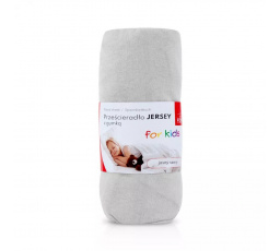 Detská plachta JERSEY svetlosivá - 80 x 160