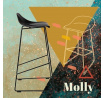 Barová stolička Molly čierna High