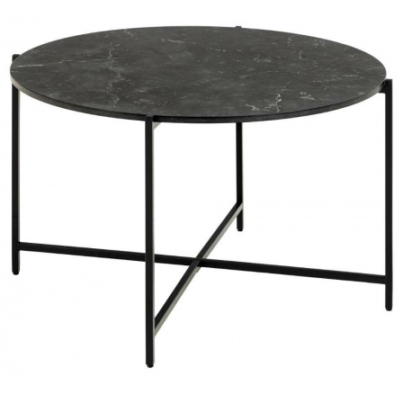 Konferenčný stolík Lamoine 70 cm čierny