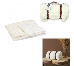 Kožušina Furry 120x150cm biela s úchytom