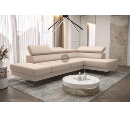Rohová sedacia súprava EMPORIO MINI 300x180 - pravá, béžová