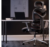 Ergonomické kancelárske herné kreslo Commander Čierno-bordové