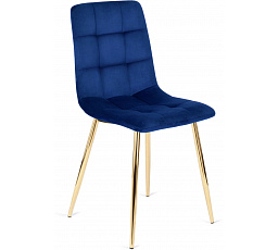 Stolička YORK Modrá Zamatová