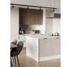 Dolná skrinka SORENTO D60Z (P/L) - Baltic Storm/Béžová