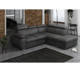 Rohová sedacia súprava Bodie V pravá tmavo sivá