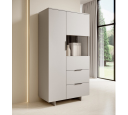 Vitrína ALMA, piesková béžová