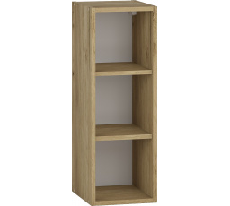 Otvorená horná skrinka VENTO G-25/72, dub craft