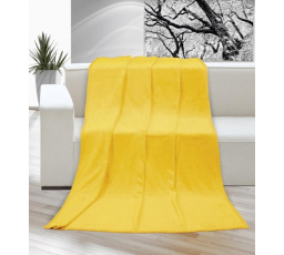 Deka micro jednolôžko 150x200cm žltá