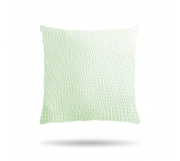 Krepový obliečka na vankúš zelený 40x40