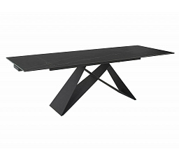 Jedálenský stôl WESTIN CERAMIC, Sahara Noir/Čierny matný