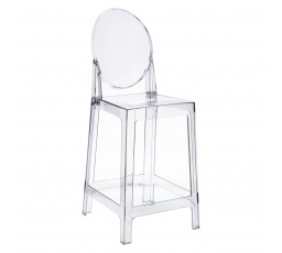 Barová stolička Viki transparentná