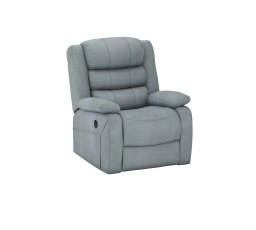 Elektricky polohovateľné relaxačné kreslo velvet šedé FR7-FXJG