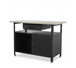 Dielenský stôl ERIC, 1200 x 850 x 600 mm, čierny