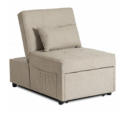 Rozkladacie kreslo IBERIS 67 cm na spanie Béžové