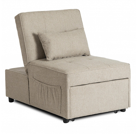 Rozkladacie kreslo IBERIS 67 cm na spanie Béžové