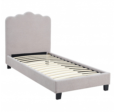 Posteľ 90x200 CRATER Sivá Boucle