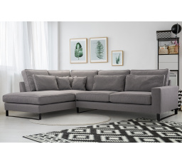 Rohová sedacia súprava Blek L Inari 91 sivá