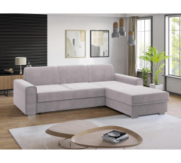 Rohová sedacia súprava Lubor P biela káva