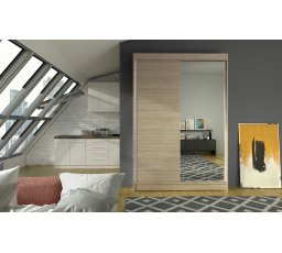 Šatní skriňa LINORA I 120, Dub sonoma