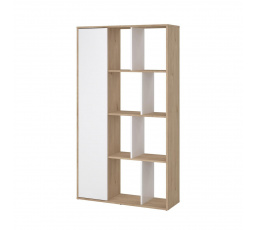 Regál Penta 739, jackson hickory/biely lesk