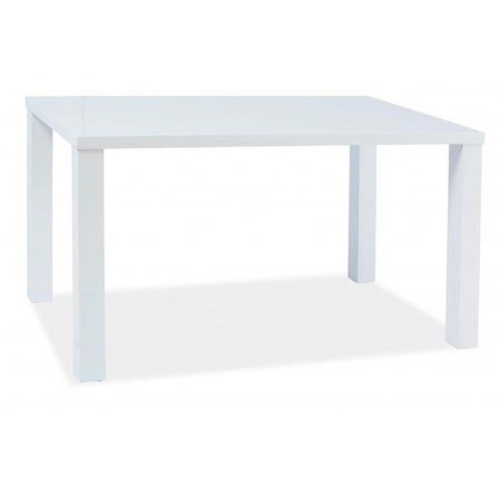Jedálenský stôl MONTEGO biely vysoký lesk (MONTEGOB140) MDF/ MDF 140 x 75 x 80 (S) (K150-Z)