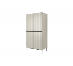 Šatní skriňa Nicole, kašmír / čierne nohy