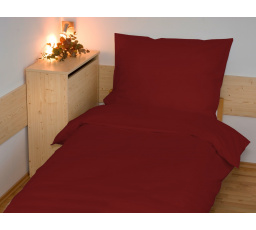 Obliečky francúzske bavlna UNI 220x200,70x90 vínové