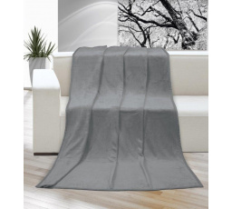 Deka micro dvojlôžko 200x230cm sivá