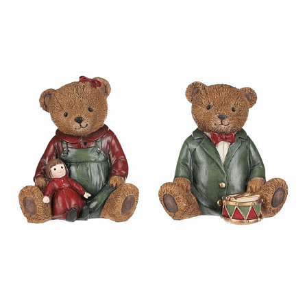Medvěd - polyresinová figurka, mix 2 druhů, cena za 1 ks Medvěd - polyresinová figurka, mix 2 druhů, cena za 1 ks