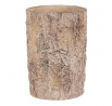 Obal betonový - imitace dřevěné kůry, vel. L, hnědý
