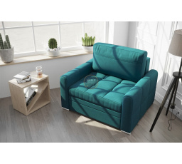 Kreslo VERONA 105 cm - tyrkysová