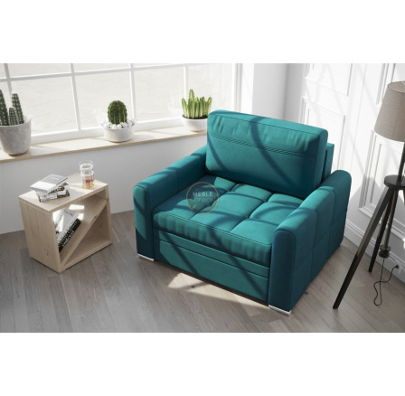 Kreslo VERONA 105 cm - tyrkysová Kreslo VERONA 105 cm - tyrkysová