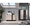 Komoda FRESHION 04, kašmír / čierna