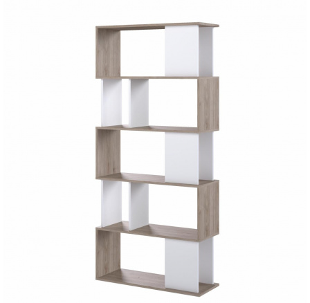 Regál PENTA 735, Jackson hickory/Biela