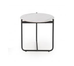 Konferenčný stolík ACUNA S, efekt bieleho mramoru
