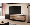 TV komoda RANDOM RTV-2 RTV, dub wotan/čierna