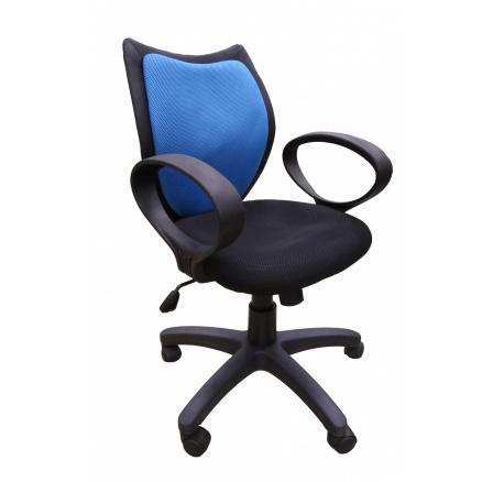 D-8127-1 - kancelárska stolička - modrá/čierna (MAL)***POSLEDNÝ KUS