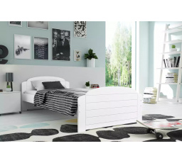 Detská posteľ LILI 90x200 cm, bez matraca, Biela