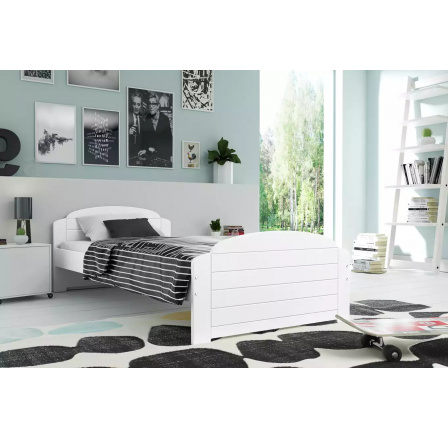 Detská posteľ LILI 90x200 cm, bez matraca, Biela