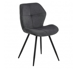 Antracitová stolička Petri