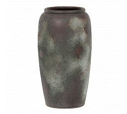 Váza keramická - výška 70 cm, hnědo-šedá