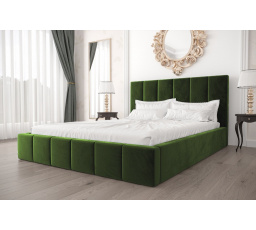 Posteľ RADO - 140x200, Kovová na plynových zdvihákoch