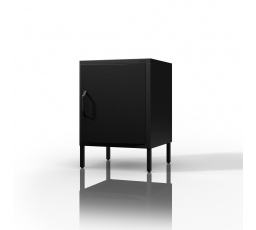 Kovový čierny nočný stolík Modern MIA X 424 x 595 x 400 mm